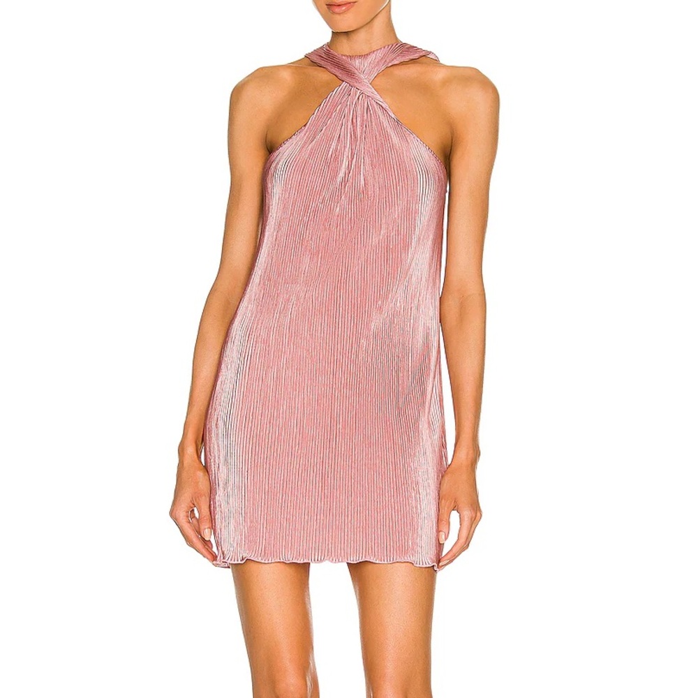 Song of Style Pluto Mini Dress in Rose Mauve